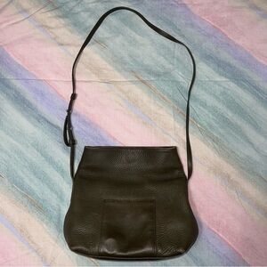 SHINOLA Cass Soft Leather Magnetic Fold Over Crossbody or Shoulder Bag